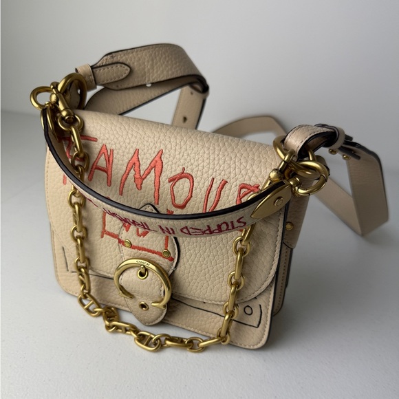 Coach x Basquiat Crossbody Shoulder Bag 6892 - Limited Edition Pebble Leather - Picture 6 of 16